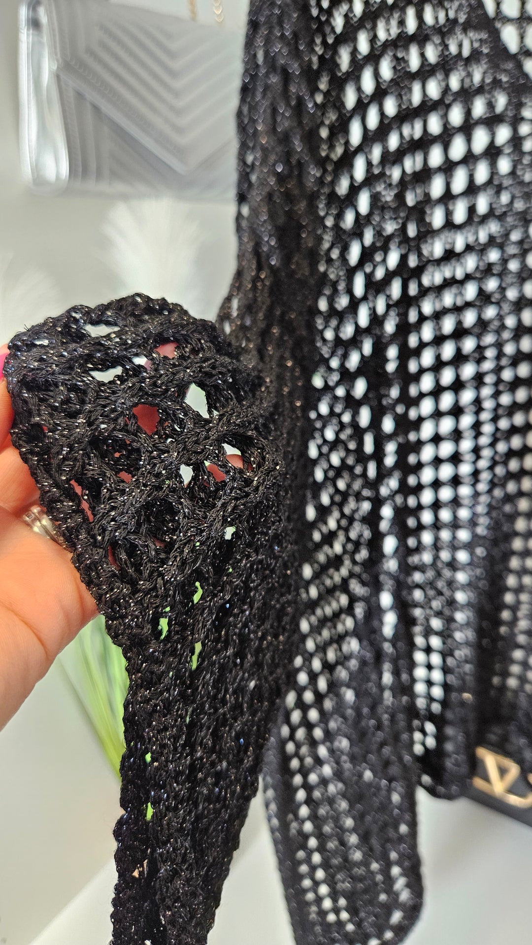 Ibiza Crochet Throwover Top - (choose your Colour) (Curvy)