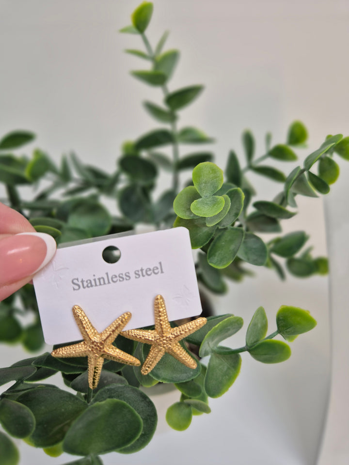 Starfish Earrings (Pierced)