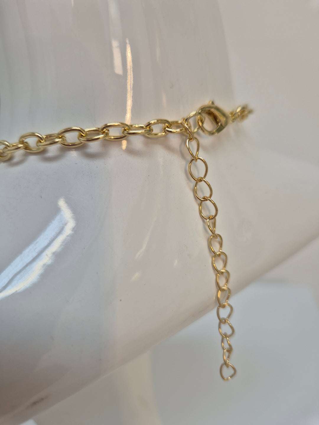 Starfish Charm Necklace - Gold Tone