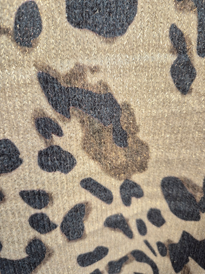 Lucia Leopard Shimmer Cardigan -  (choose your Colour)