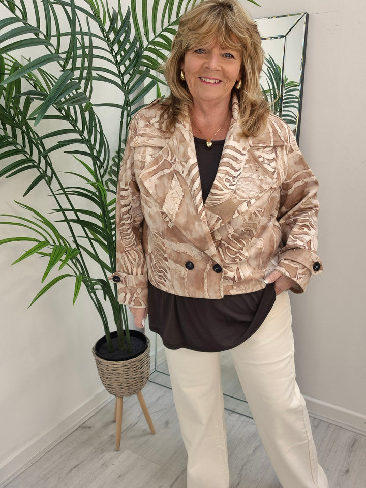 Grace Wide Leg Jeans (G Smack) - Cream (choose your Size)