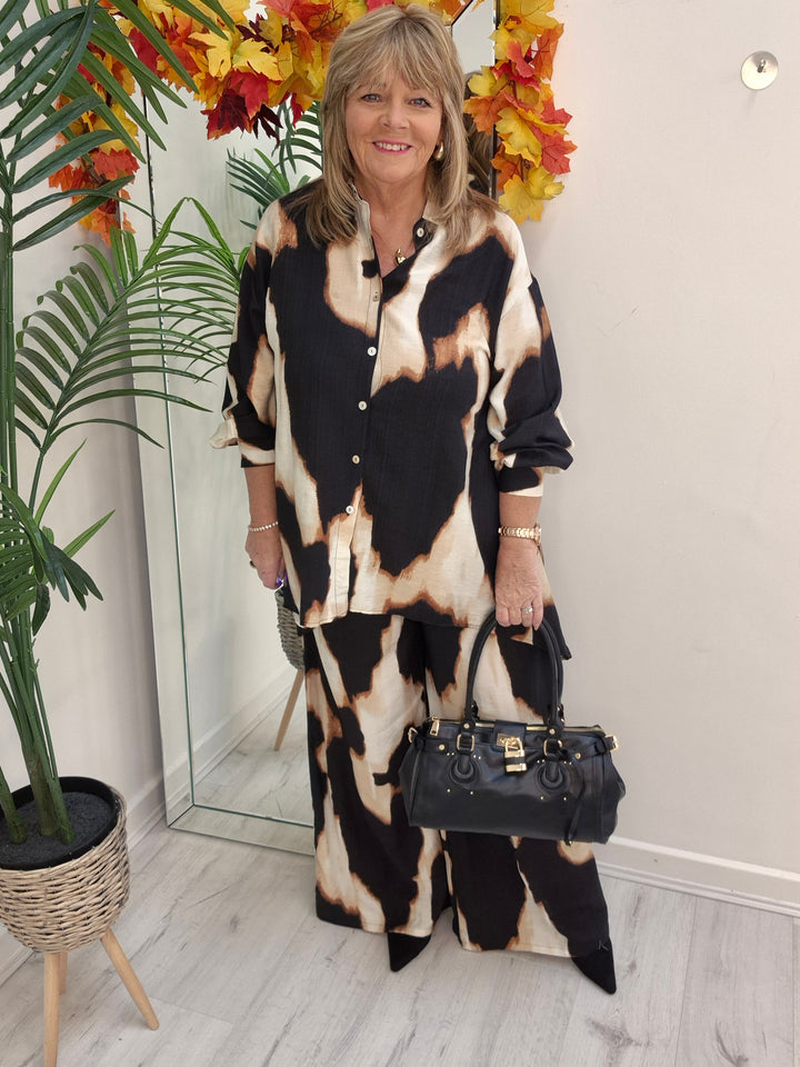 Alana 2 Piece Co-ord Set - (One Size/Curvy) - (fits from Size 14 to Size 18)