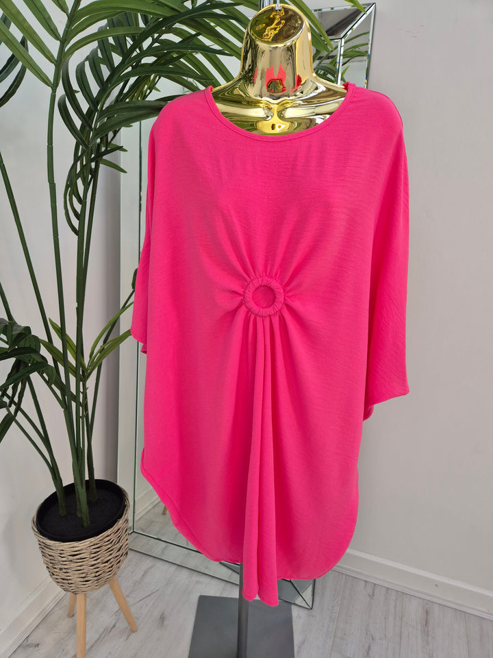 Alexandrina Ruched Dress - (choose your Colour) - (Oversized)