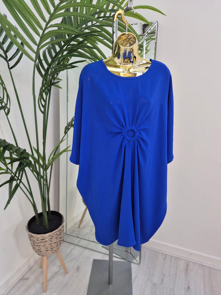 Alexandrina Ruched Dress - (choose your Colour) - (Oversized)