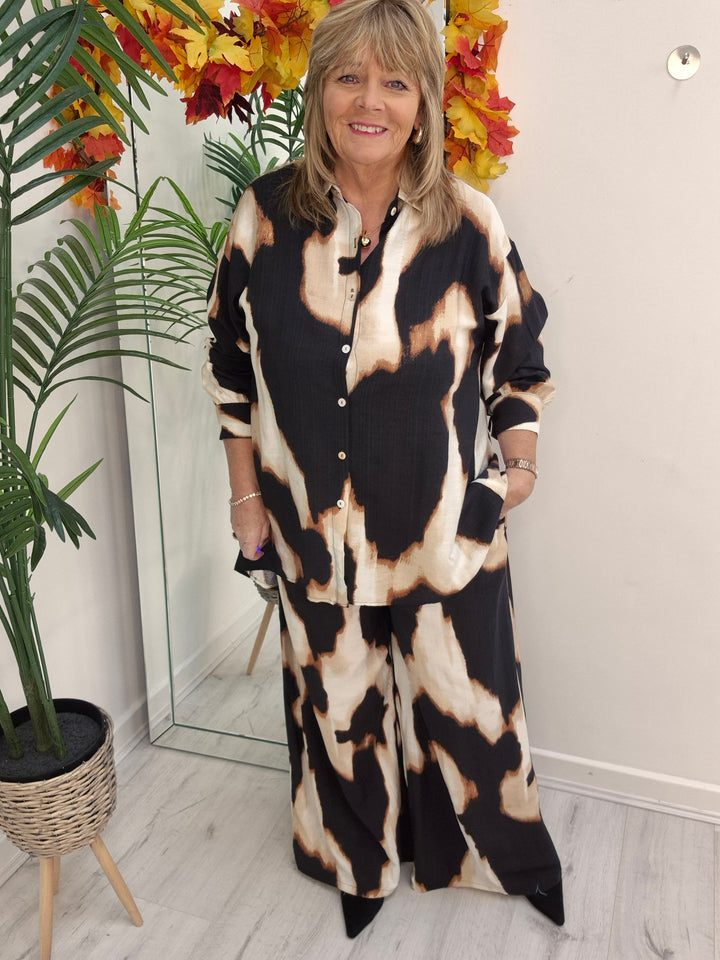 Alana 2 Piece Co-ord Set - (One Size/Curvy) - (fits from Size 14 to Size 18)