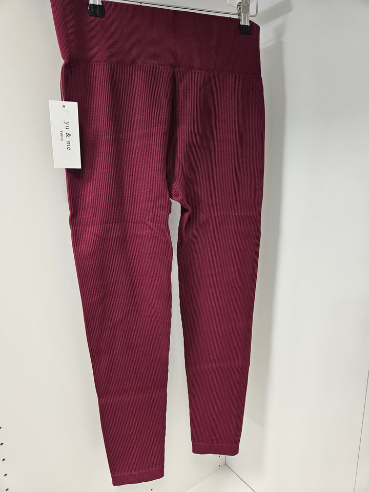 Magic Ribbed Leggings with Control (One Size/Curvy) - (choose your Colour)