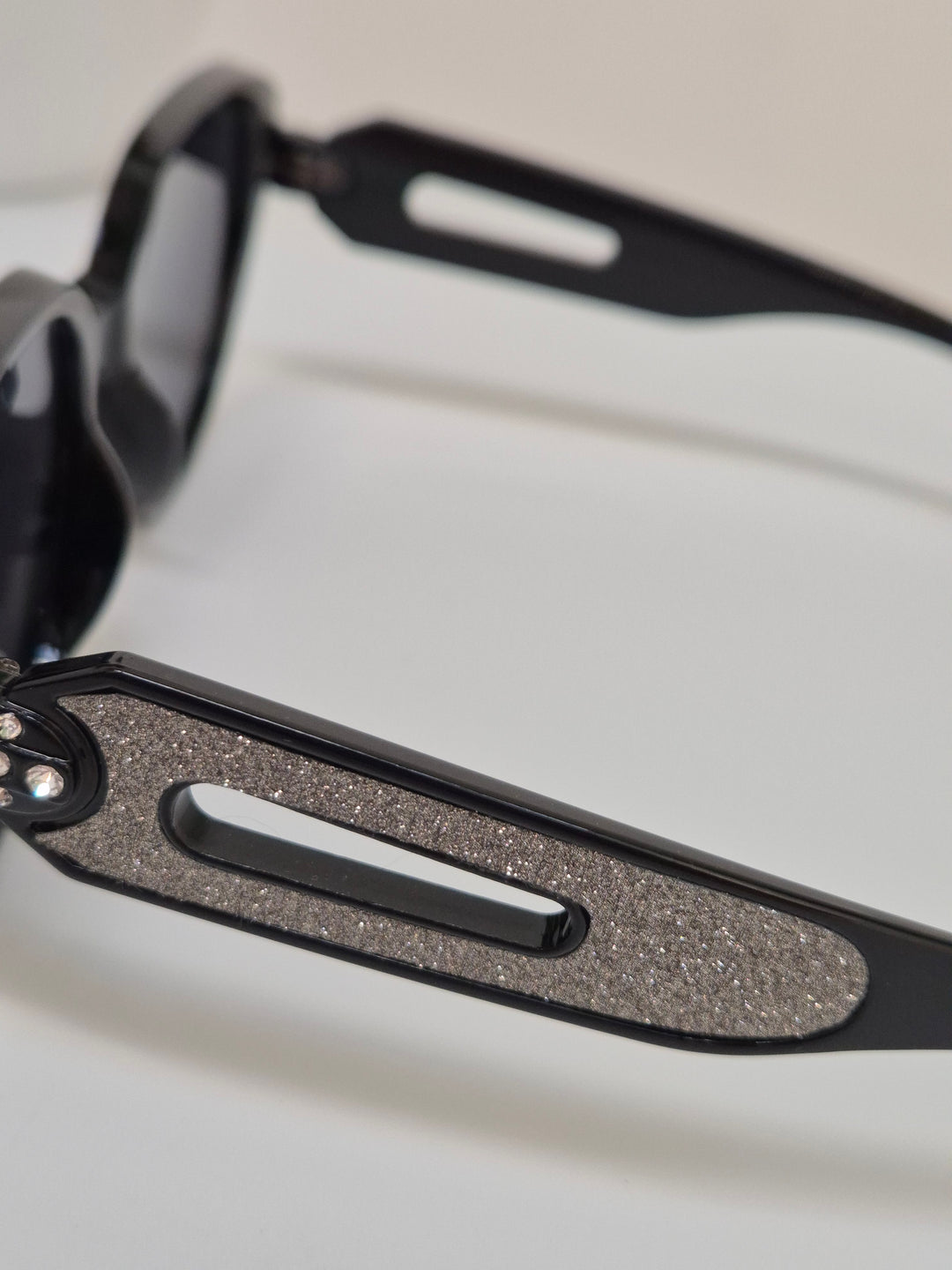 Sunglasses  - Black with Crystals & Glitter