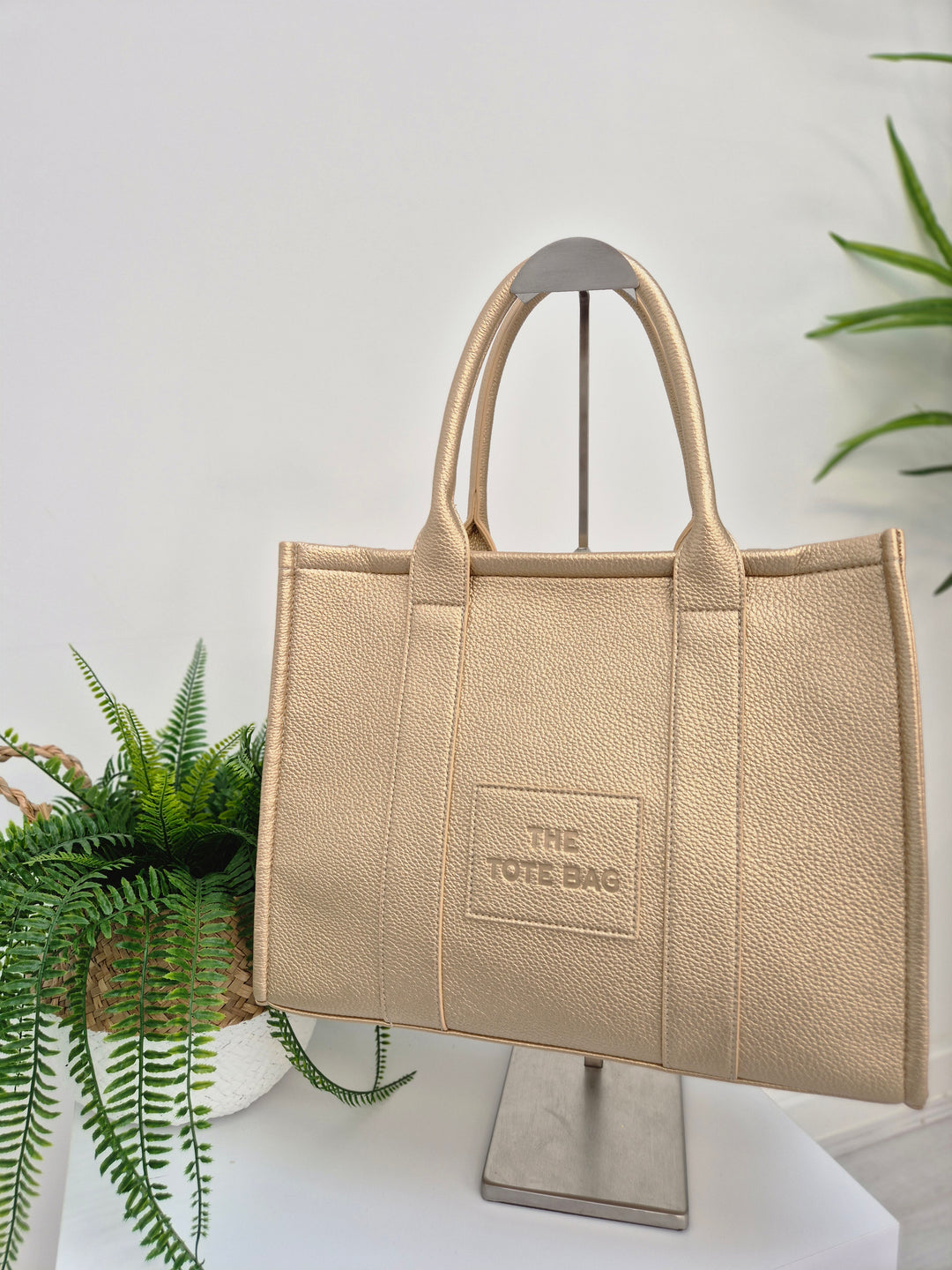 The Tote Bag - Metallic Gold