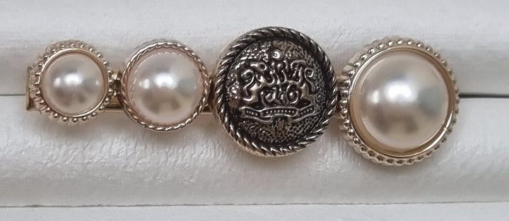 Baroque Style Hair Clip/ Scarf Clip - Crown Motif