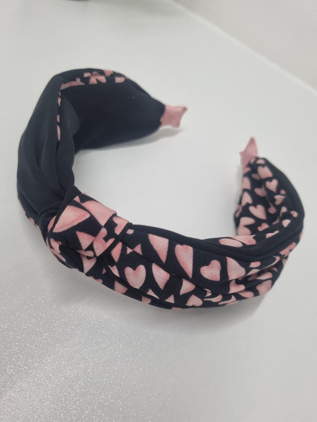 Pink Heart Headband