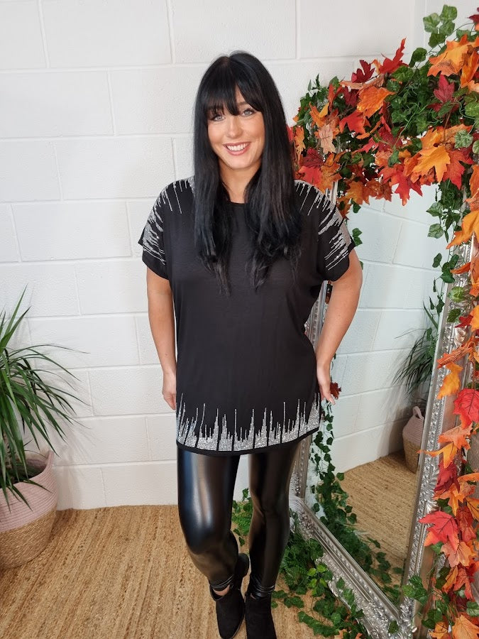 Sparkly Tee - Black