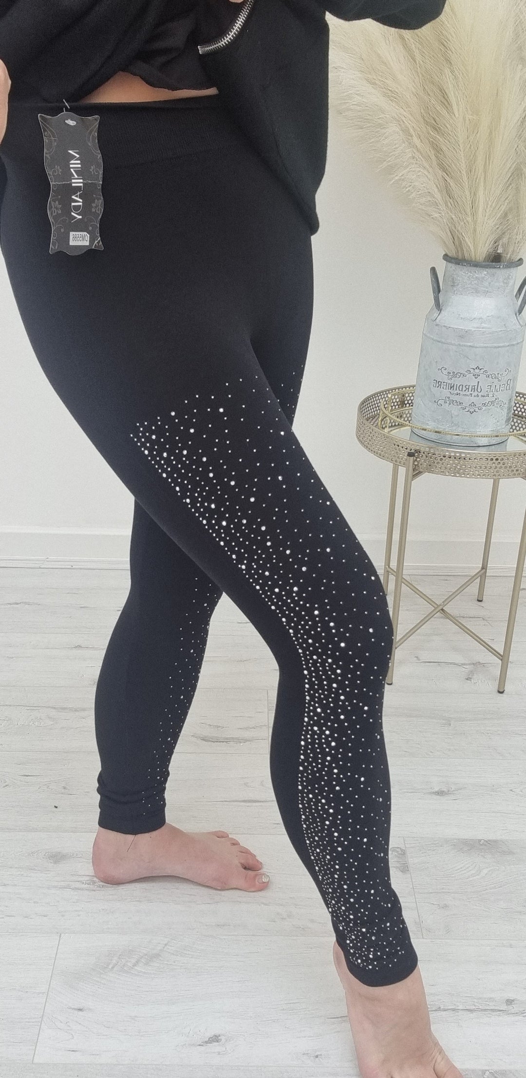 Sparkle Leggings - Black