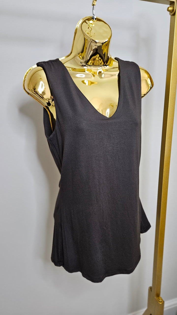 Double Layered V Neck Tops - (choose your Colour) - One Size