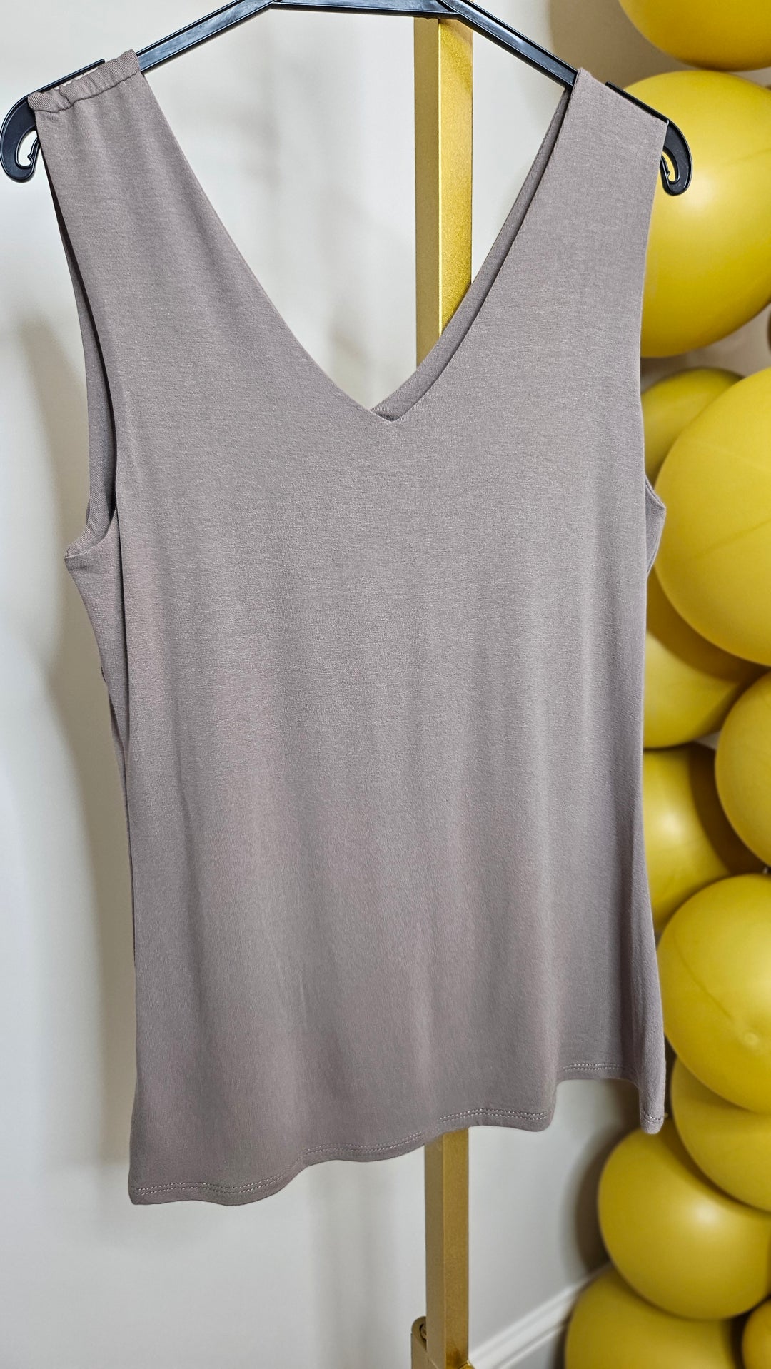 Double Layered V Neck Tops - (choose your Colour) - One Size
