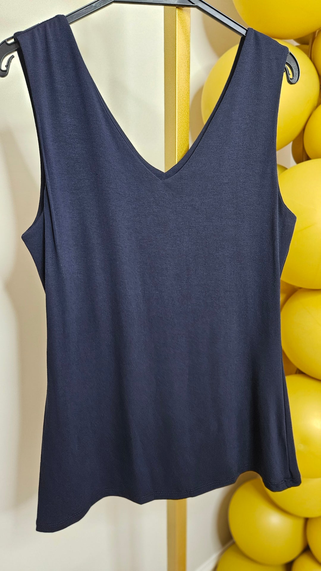 Double Layered V Neck Tops - (choose your Colour) - One Size