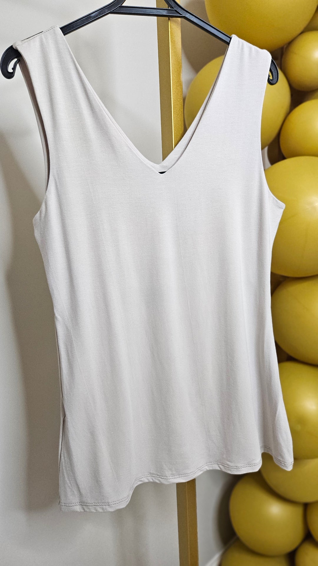 Double Layered V Neck Tops - (choose your Colour) - One Size