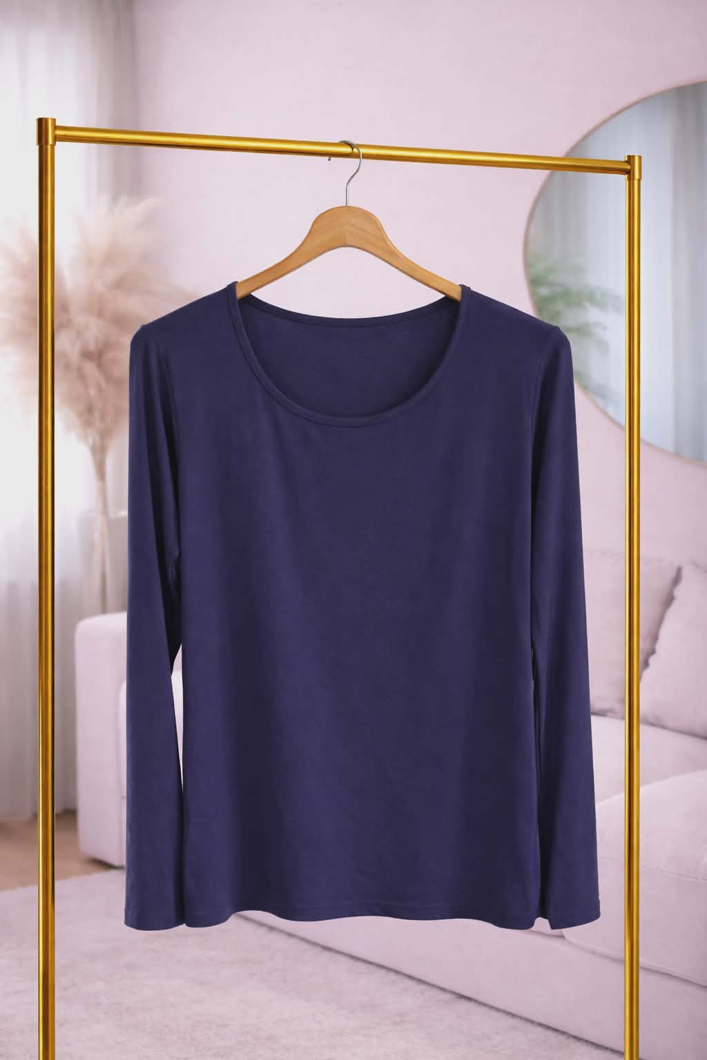 Super Soft Long Sleeve Top -  (choose your Colour) - (One Size - fits from Size 10 to Size 16)