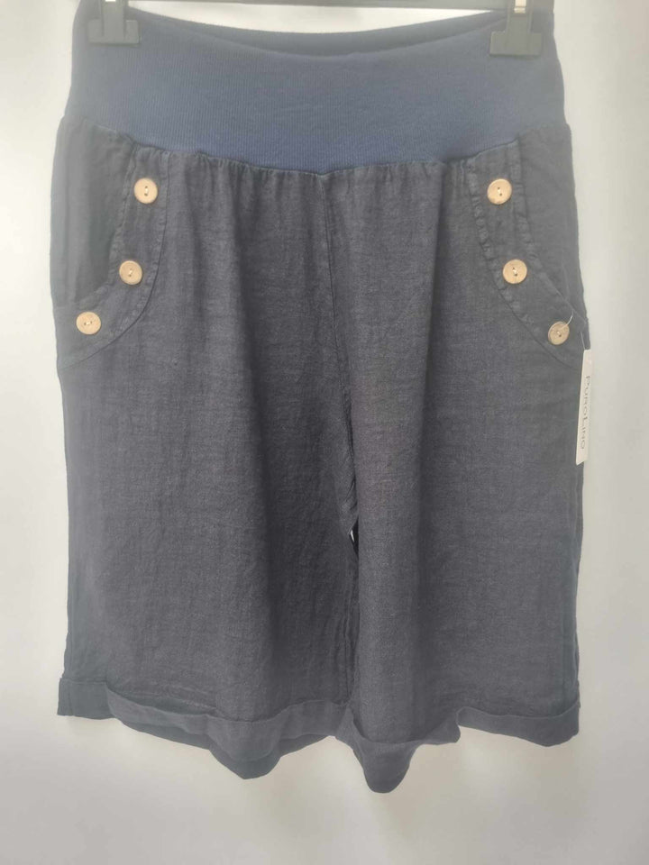 Amalfi Long Linen Shorts - (choose your Colour)
