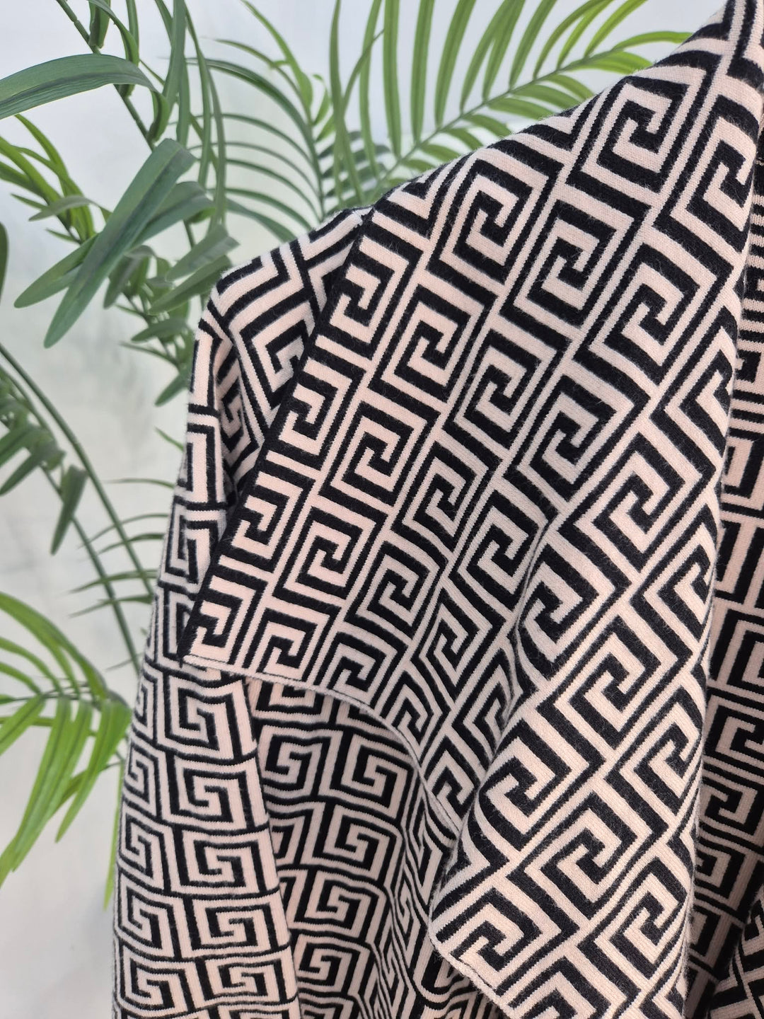 Geo Luxe Coatigan - Monochrome or Stone (ONE SIZE)