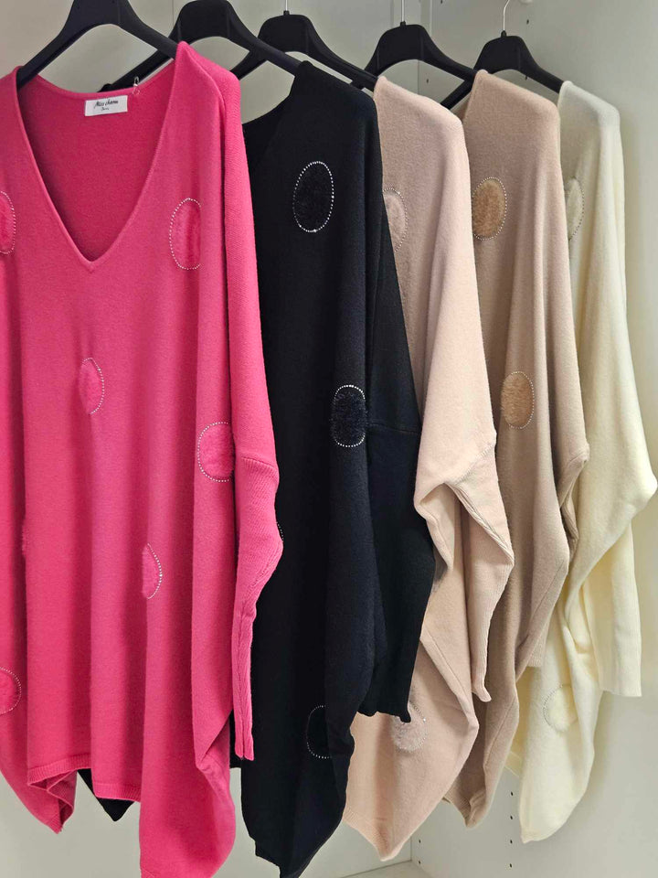 Oslo Crystal Jumper - (choose your Colour)