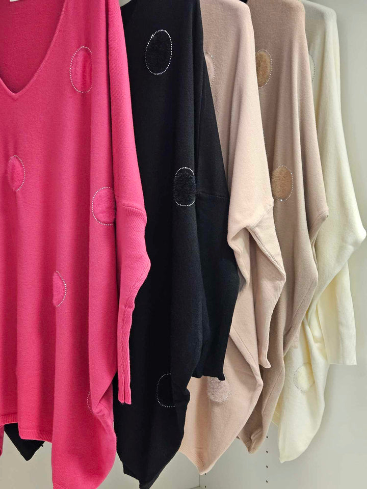 Oslo Crystal Jumper - (choose your Colour)