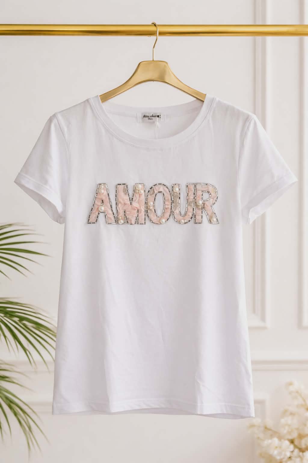 Amour Tee Shirt -WHITE (CHOOSE YOUR SIZE)