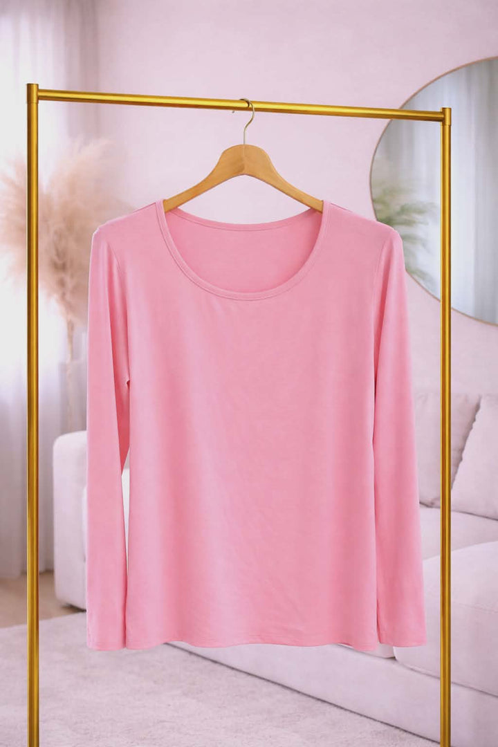Super Soft Long Sleeve Top -  (choose your Colour) - (One Size - fits from Size 10 to Size 16)