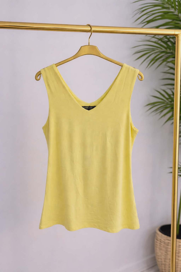 Double Layered V Neck Tops - (choose your Colour) - One Size