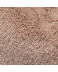 Oslo Fluffy Faux Fur Tote Bag (Large Size) - Mocha