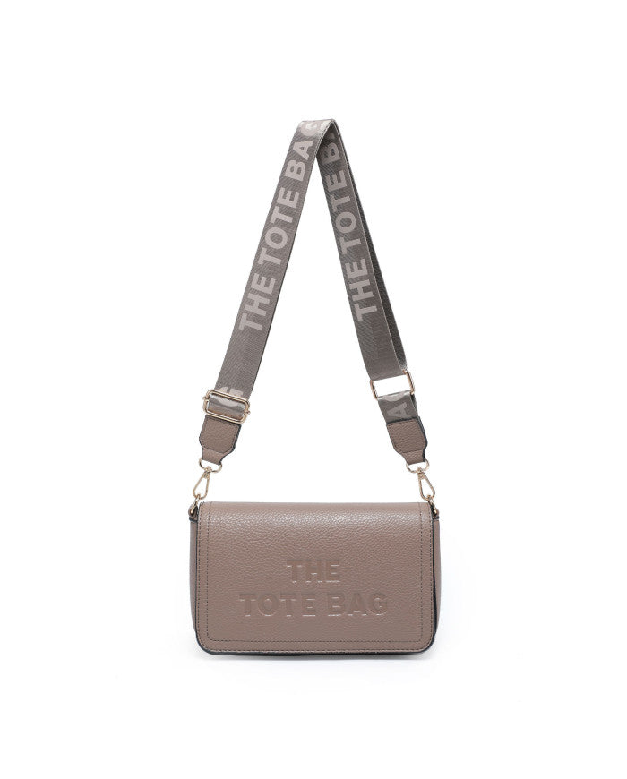 Tote Crossbody Bag in Mocha