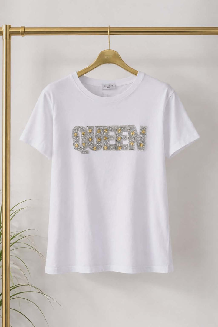 Queen Tee Shirt - White (CHOOSE YOUR SIZE)