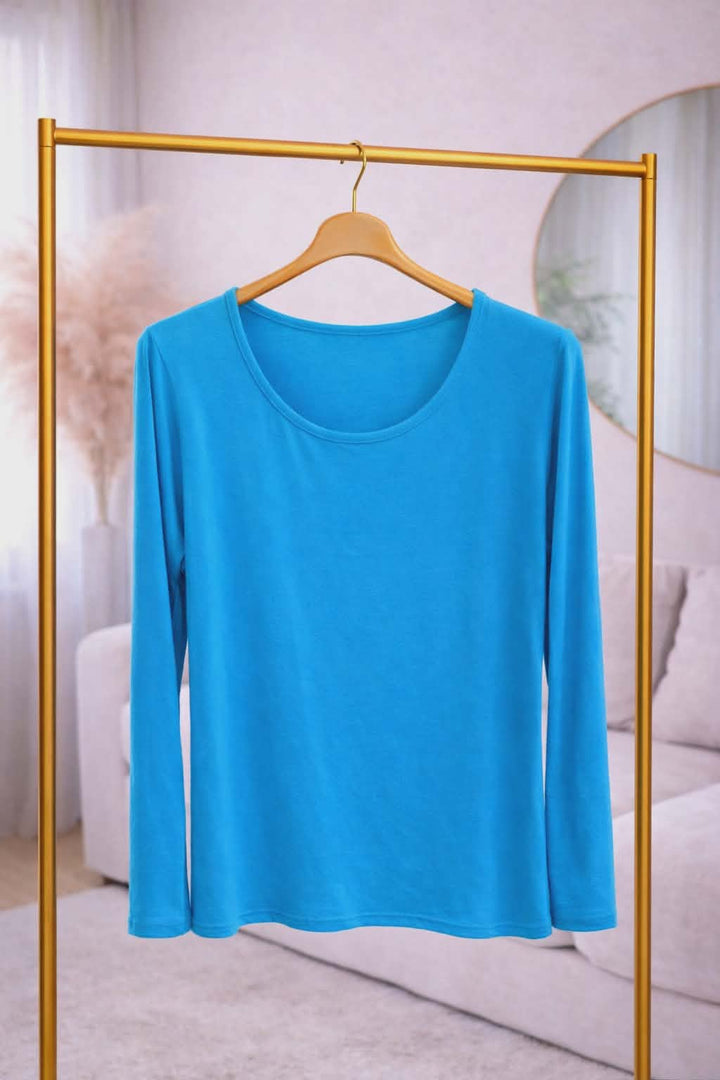 Super Soft Long Sleeve Top -  (choose your Colour) - (One Size - fits from Size 10 to Size 16)
