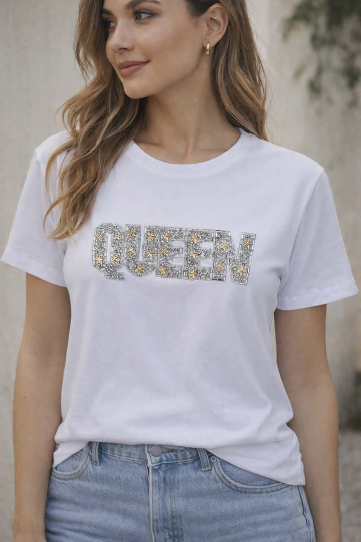 Queen Tee Shirt - White (CHOOSE YOUR SIZE)