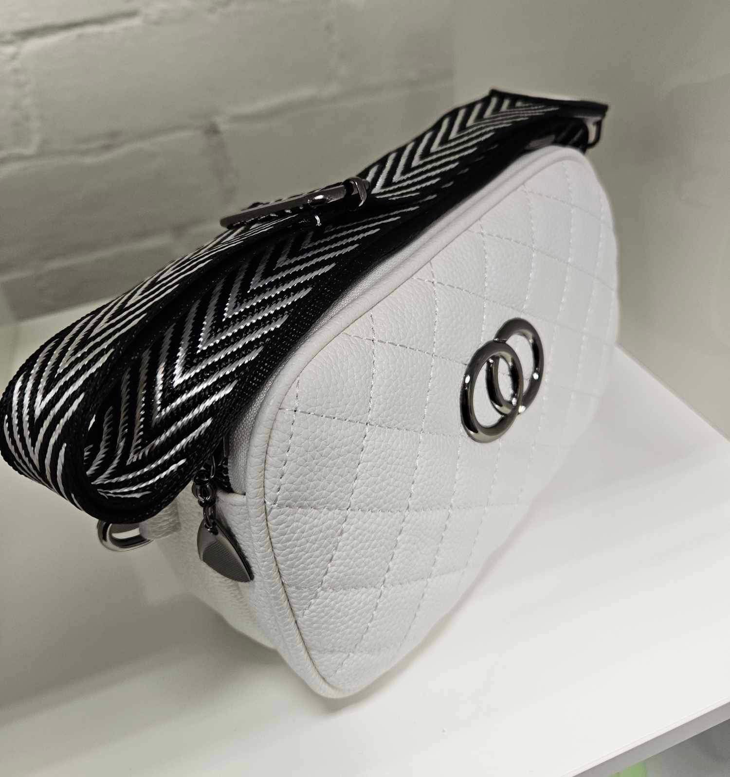 Coco Quilted Bag - White