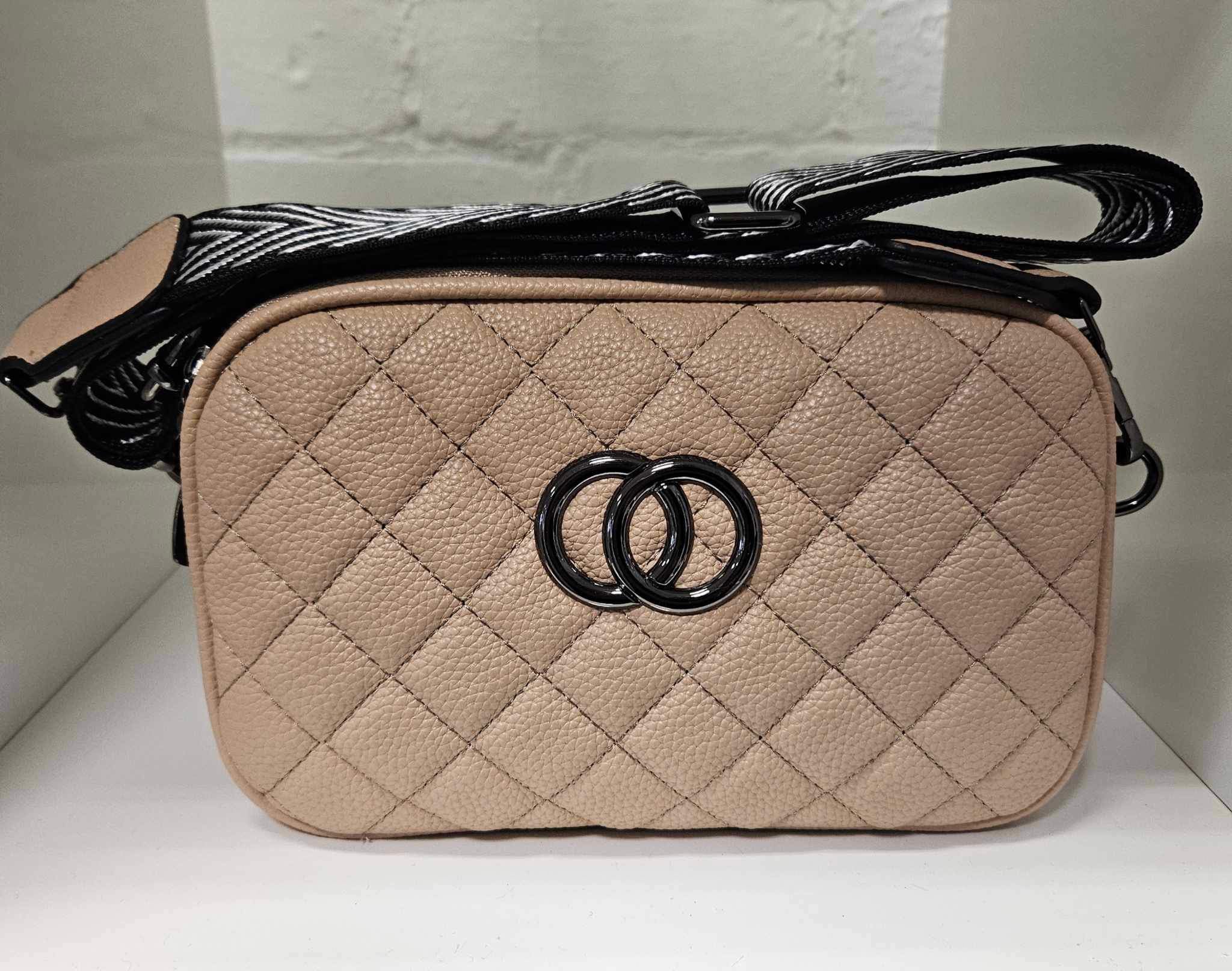 Coco Quilted Bag - Nude