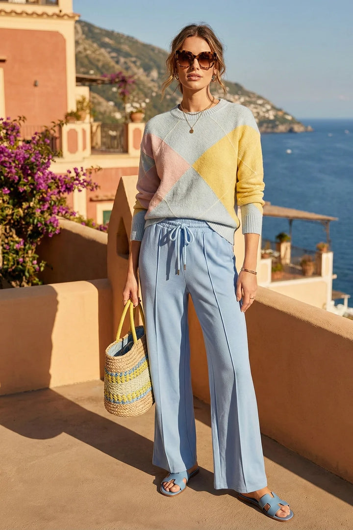 Windsor Wide Leg Pants (Joggers) with Seaming down the Front (choose your Colour & Size)