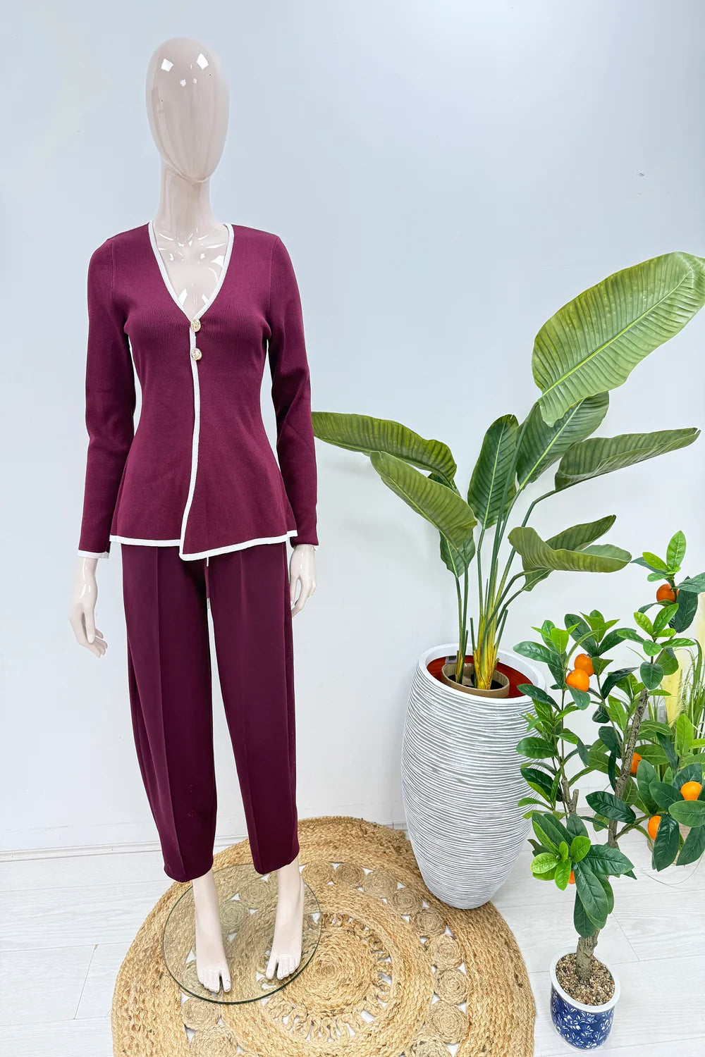 Amelia Barrel Leg Seamed Pants - (choose your Colour)