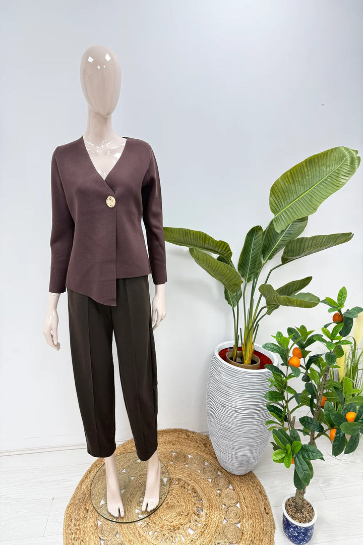 Amelia Barrel Leg Seamed Pants - (choose your Colour)