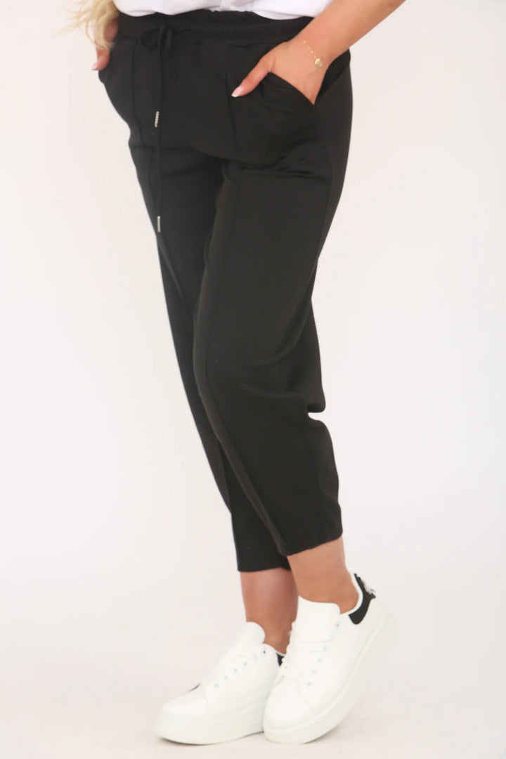 Amelia Barrel Leg Seamed Pants - (choose your Colour)
