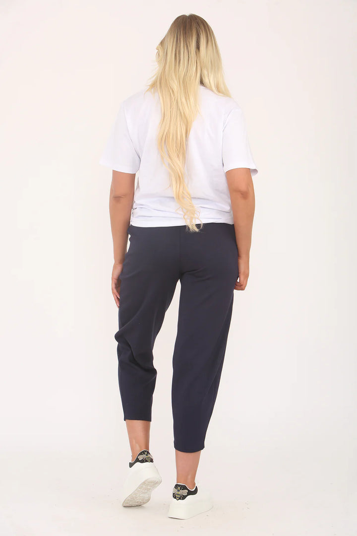 Amelia Barrel Leg Seamed Pants - (choose your Colour)