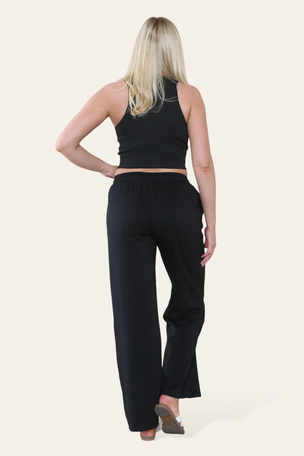 Jenny Seamed Wide Leg Pants/Joggers - (choose your Size & Colour)