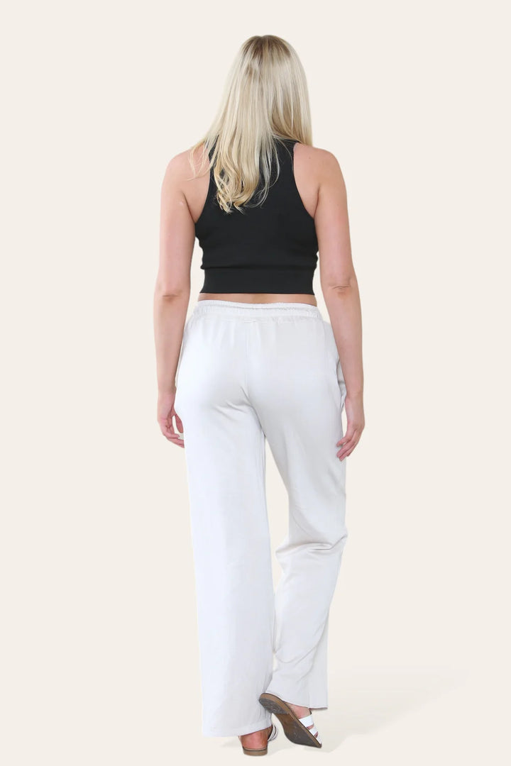 Jenny Seamed Wide Leg Pants/Joggers - (choose your Size & Colour)