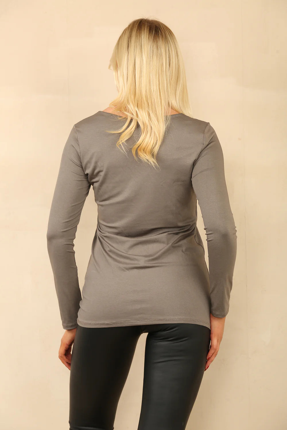 Double Layered Long Sleeve Tops - (choose your Colour) - One Size
