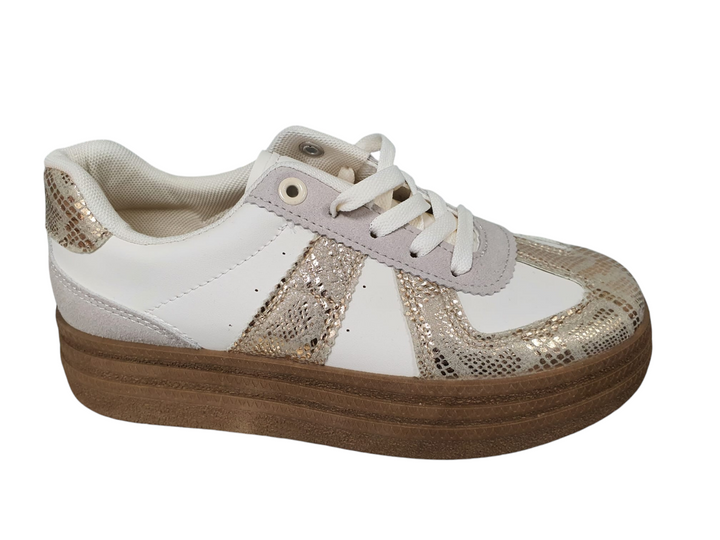 Linzi Gold Trainers (choose your Size)