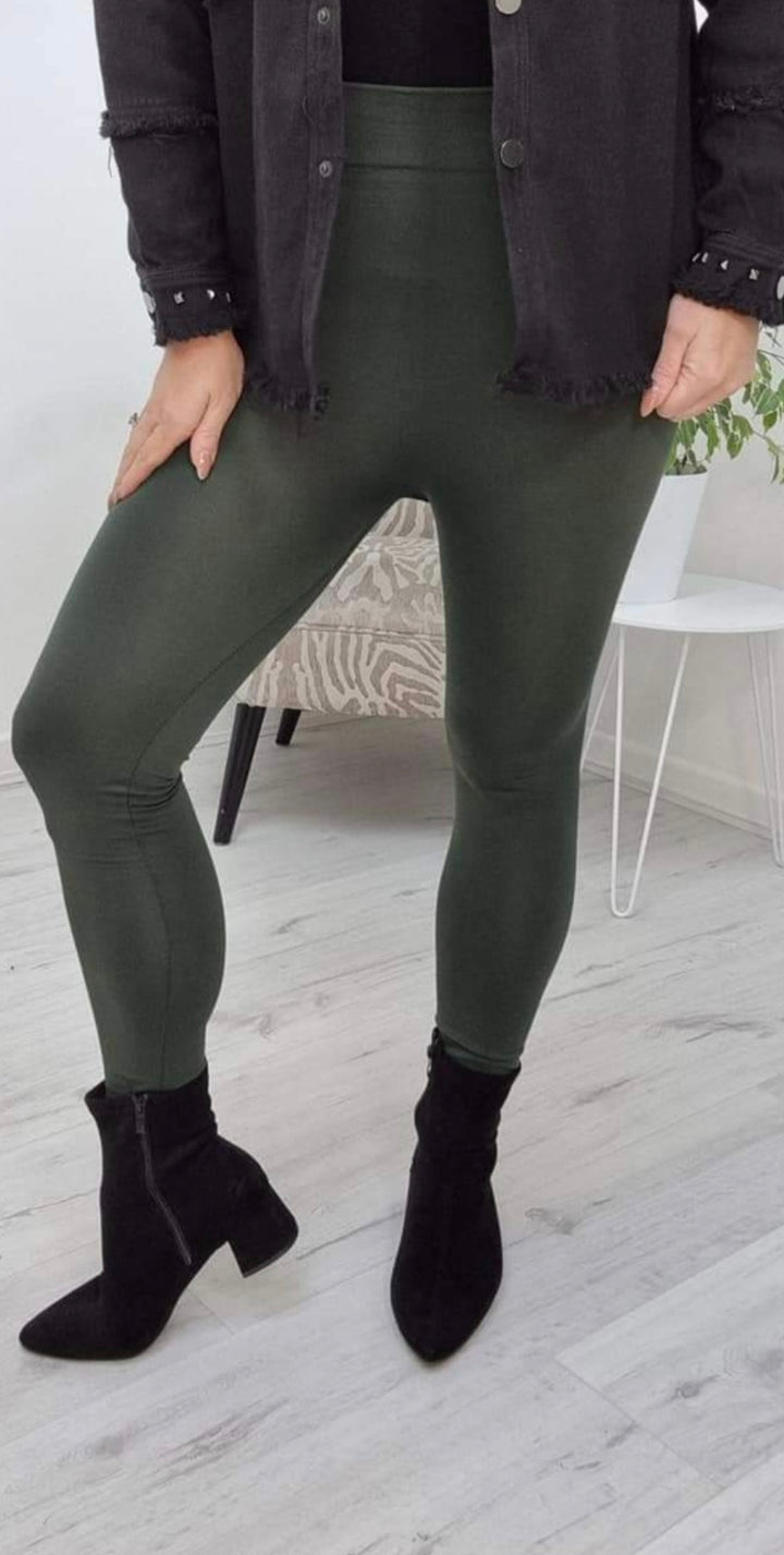 Fleece Lined Leggings - (choose your Colour & Size)