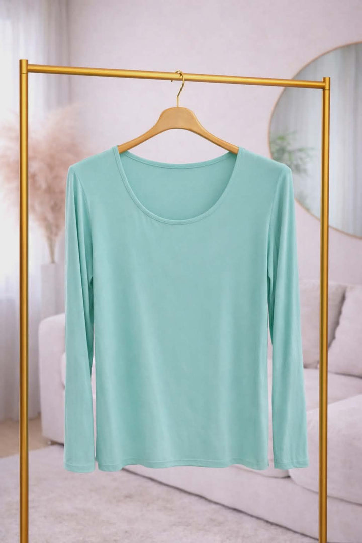 Super Soft Long Sleeve Top -  (choose your Colour) - (One Size - fits from Size 10 to Size 16)