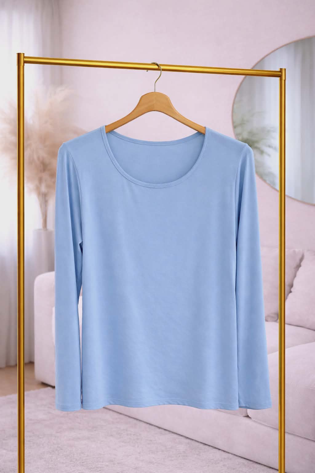 Super Soft Long Sleeve Top -  (choose your Colour) - (One Size - fits from Size 10 to Size 16)
