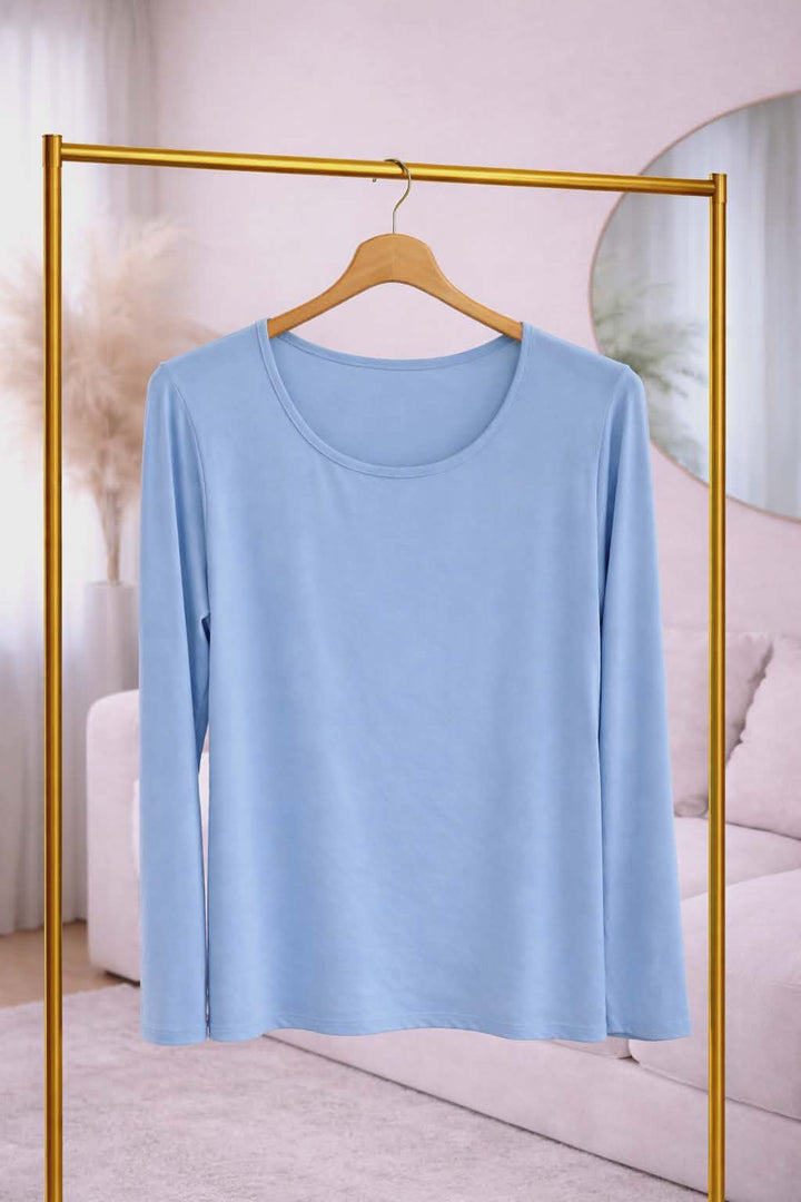 Super Soft Long Sleeve Top -  (choose your Colour) - (One Size - fits from Size 10 to Size 16)