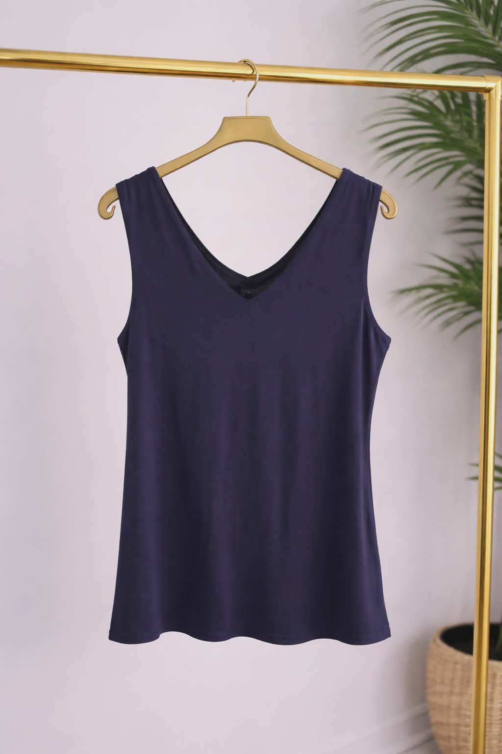 Double Layered V Neck Tops - (choose your Colour) - One Size