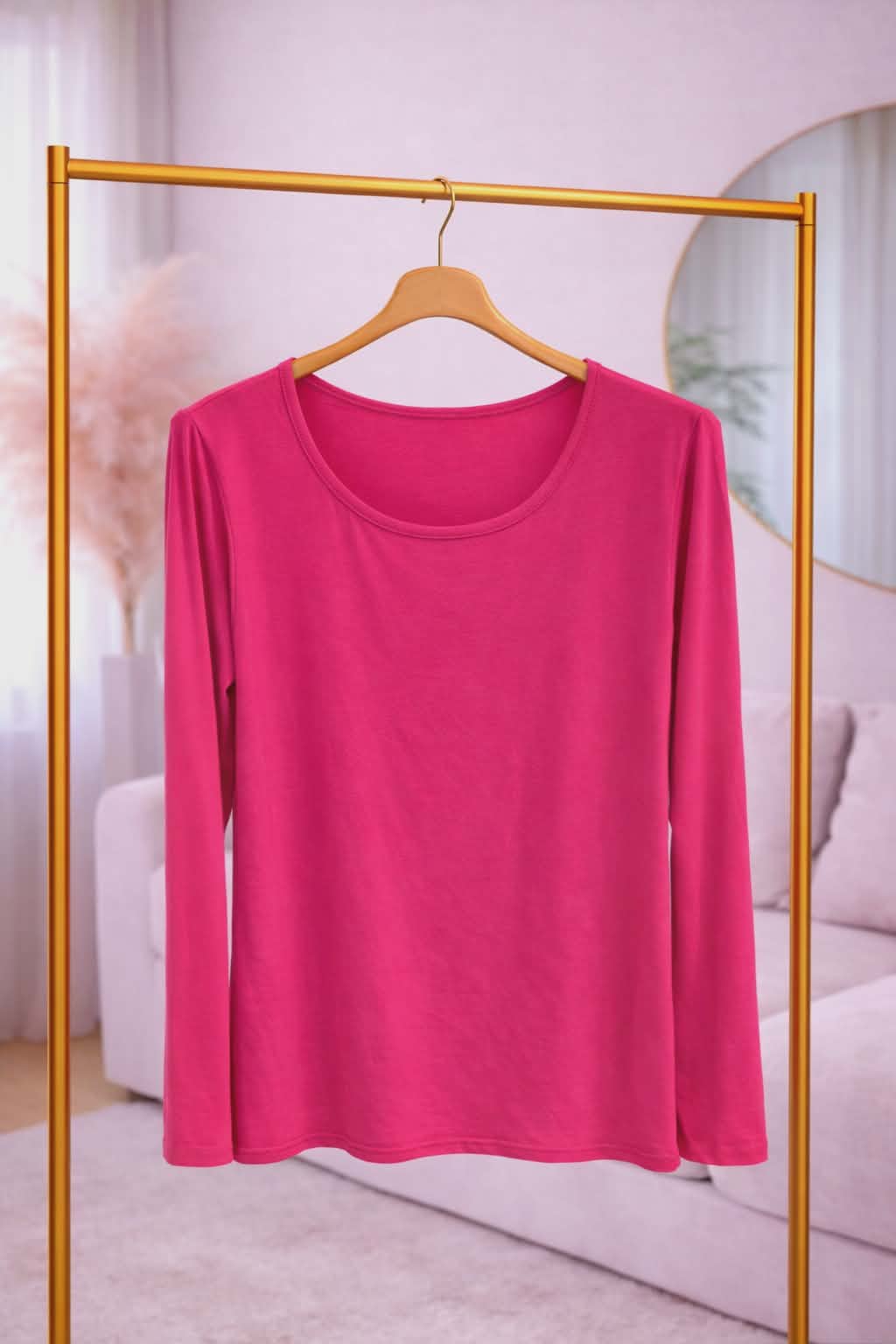 Super Soft Long Sleeve Top -  (choose your Colour) - (One Size - fits from Size 10 to Size 16)